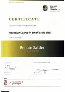 www.renate-sattler.com - 30.10.2019 Intensive Course in Small Scale LNG